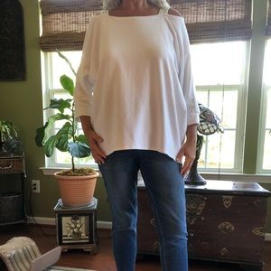 belle by Kim Gravel SequinStrap Sweatshirt NWOT XL